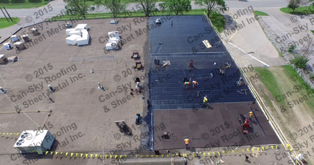 flat roof replacement Toronto