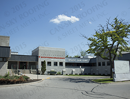 Modified bitumen flat roof replacement commercial roofing - Can-Sky Roofing and Sheet Metal Inc - FEATURED IMAGE